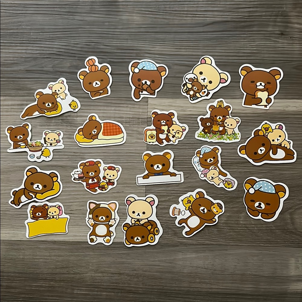 FREE ✨ 19 Die Cut Rilakkuma Stickers